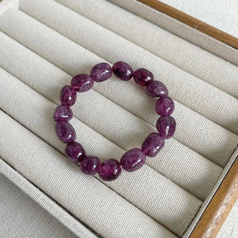 Natural Stone Beaded Elastic Stretch Bracelet