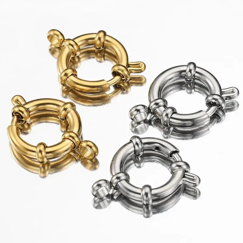 Jewelry Buckle in Silver or Gold, Jewelry Making, Charms