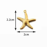 Pack of 50 Stainless Steel Charms