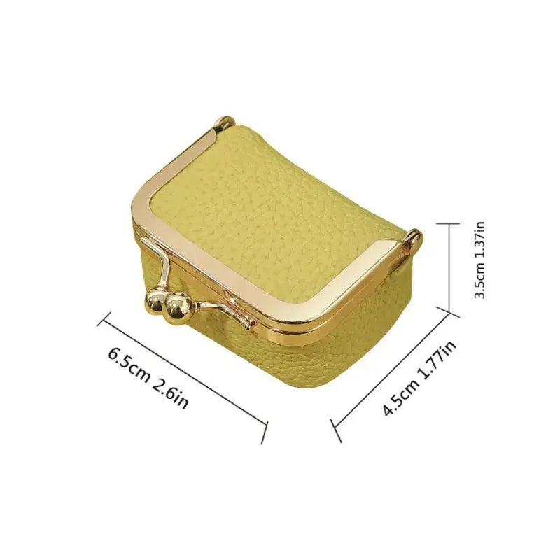 Mini Leather Coin or Jewelry Purse – Multiple Colors