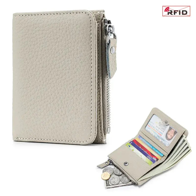 Genuine Leather Mini Wallet – Coin Purse in Multiple Colors