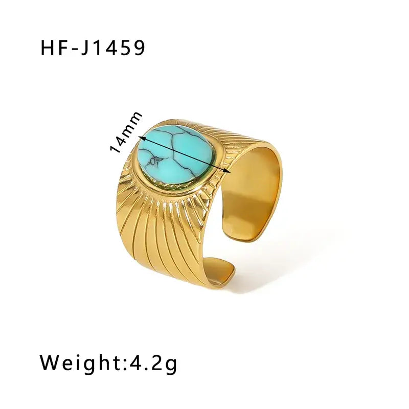 18K Plated Stainless Steel Rings in a Variety of Styles