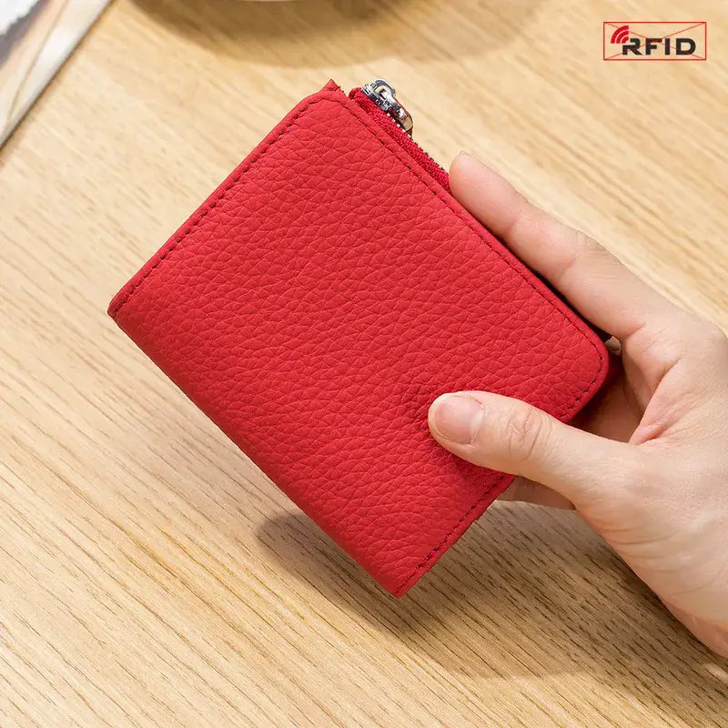 Genuine Leather Mini Wallet – Coin Purse in Multiple Colors