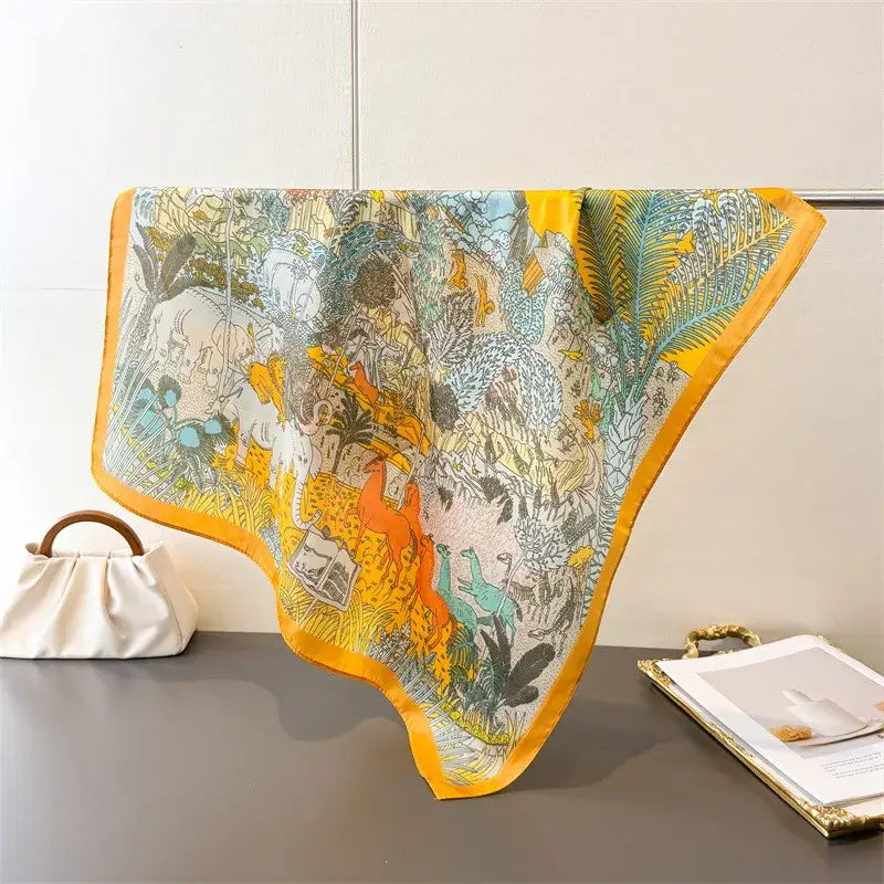 Animal Print Silky Scarf – 3 Colors