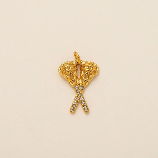 Lacrosse Charm Stainless Steel Charm Bar