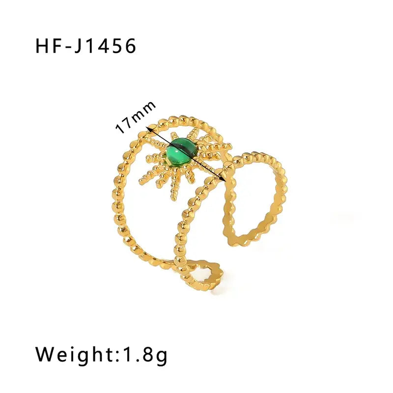 18K Plated Stainless Steel Rings in a Variety of Styles