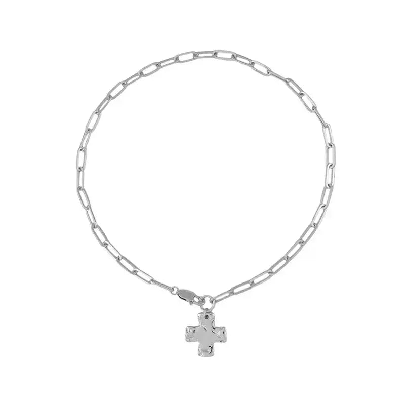 Cross Necklace – Stainless Steel Gold or Silver Chunky Chain