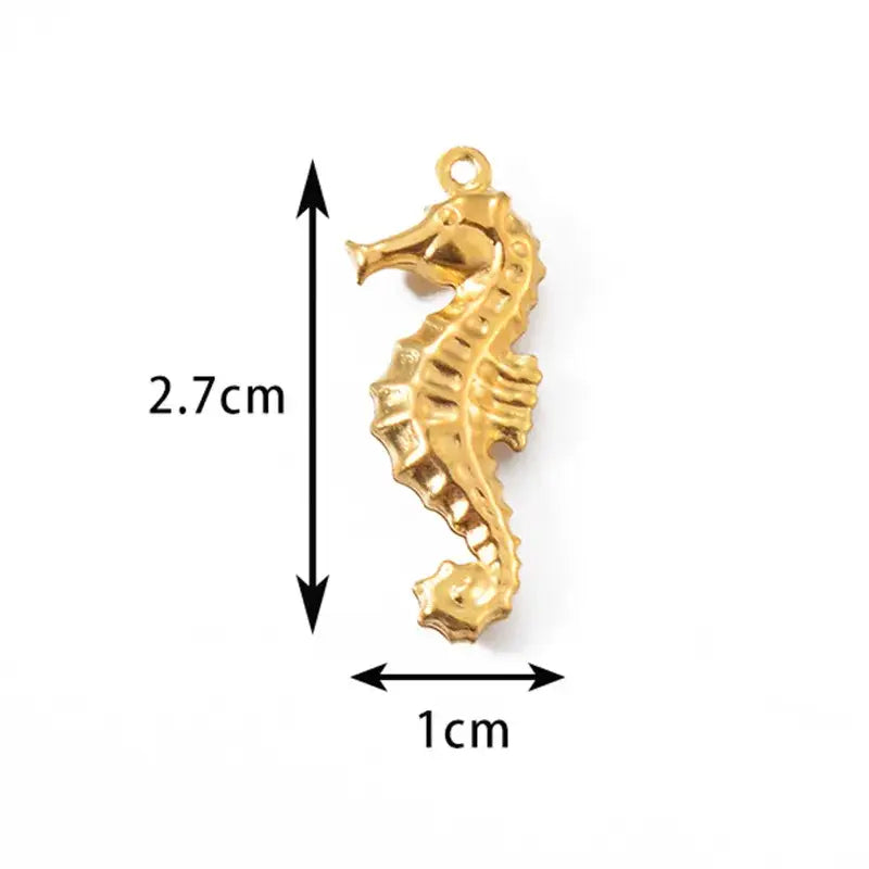 Pack of 50 Stainless Steel Charms