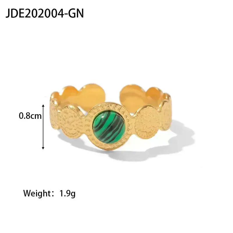 Stainless Steel Rings Gold Plated