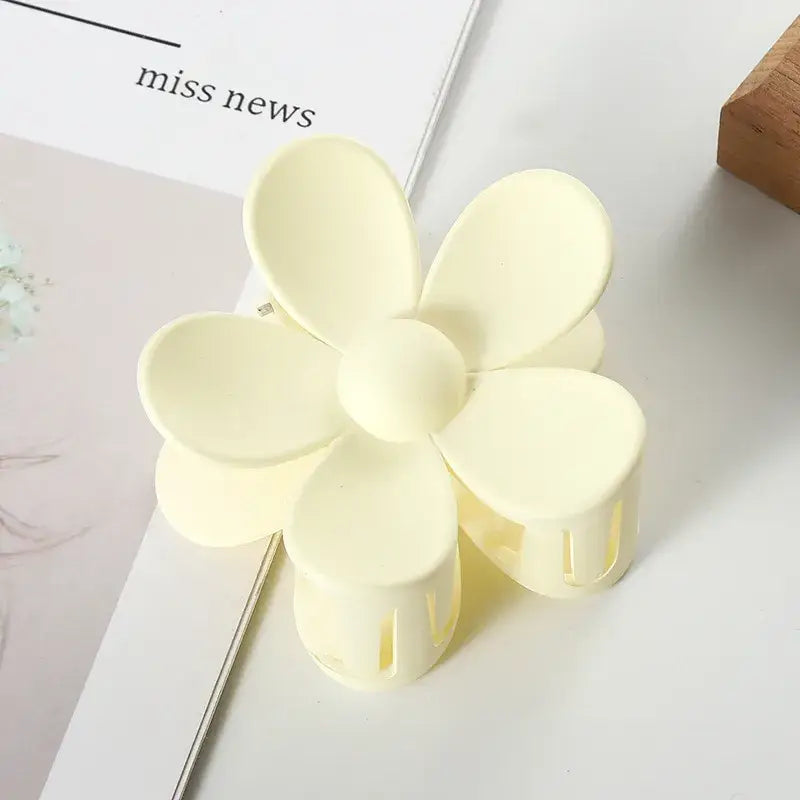 Colorful Flower Hair Claw Clip for Women