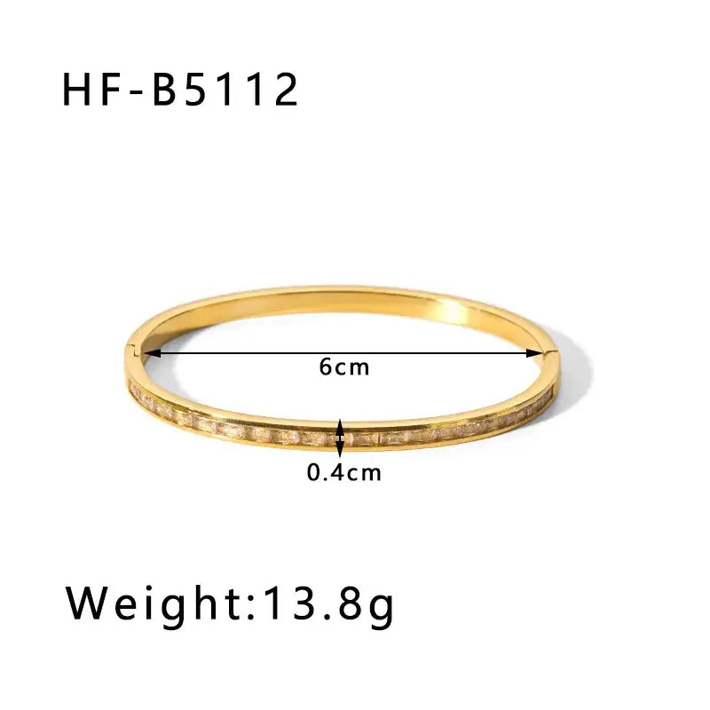 Gold Plated Bangle Bracelets