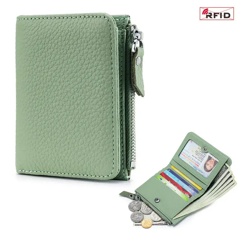 Genuine Leather Mini Wallet – Coin Purse in Multiple Colors