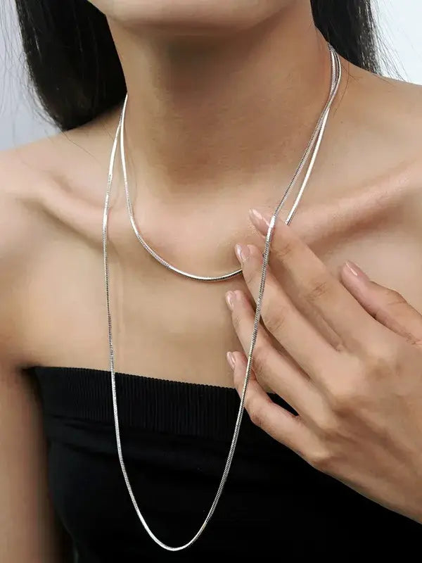 Layering Necklace in Gold or Silver
