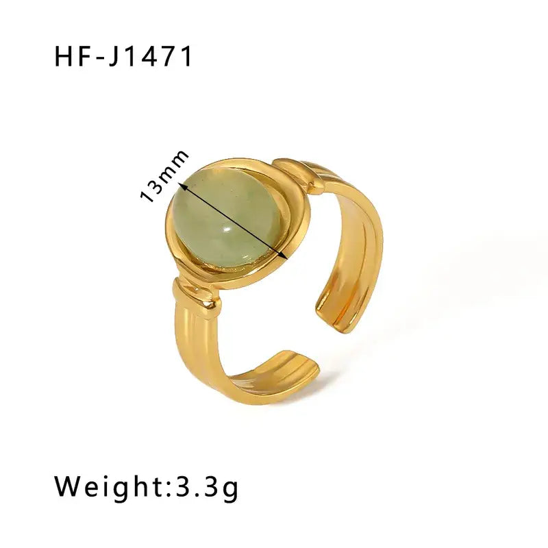 18K Plated Stainless Steel Rings in a Variety of Styles