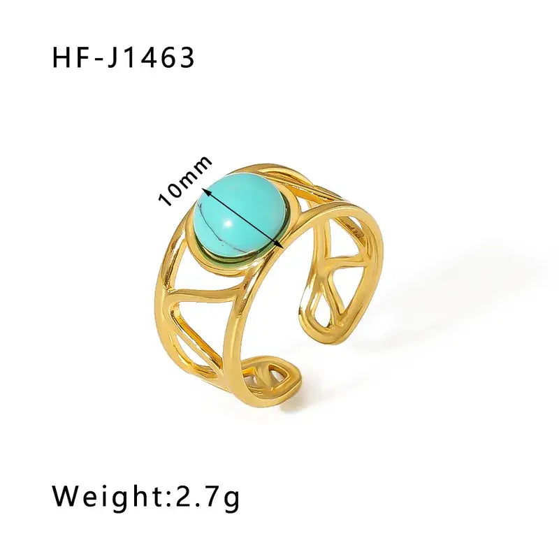 18K Plated Stainless Steel Rings in a Variety of Styles