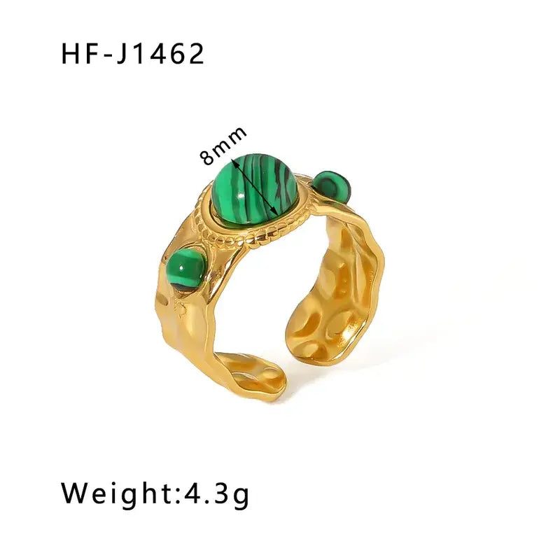 18K Plated Stainless Steel Rings in a Variety of Styles