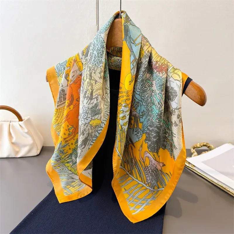 Animal Print Silky Scarf – 3 Colors