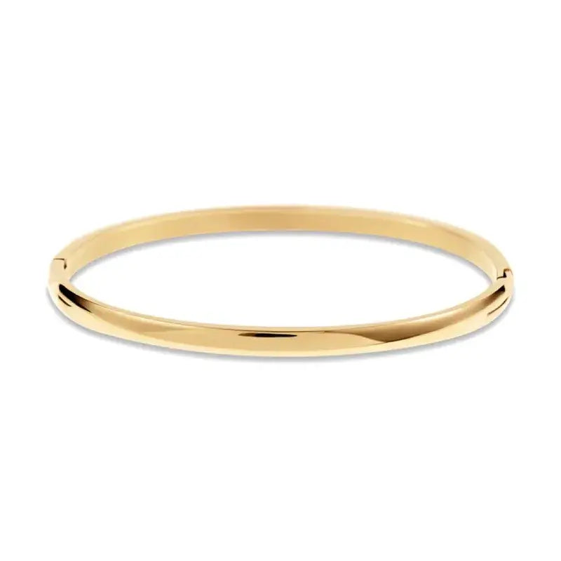 Minimalist Gold Plated Stainless Steel Bracelet Bangle Cuff