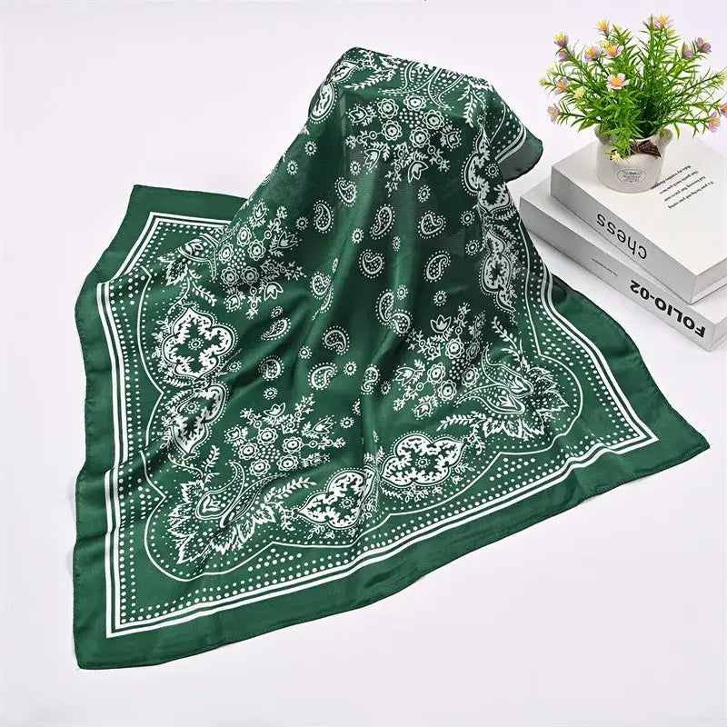 Western Bandana Scarf Silk in a Variety of Colors