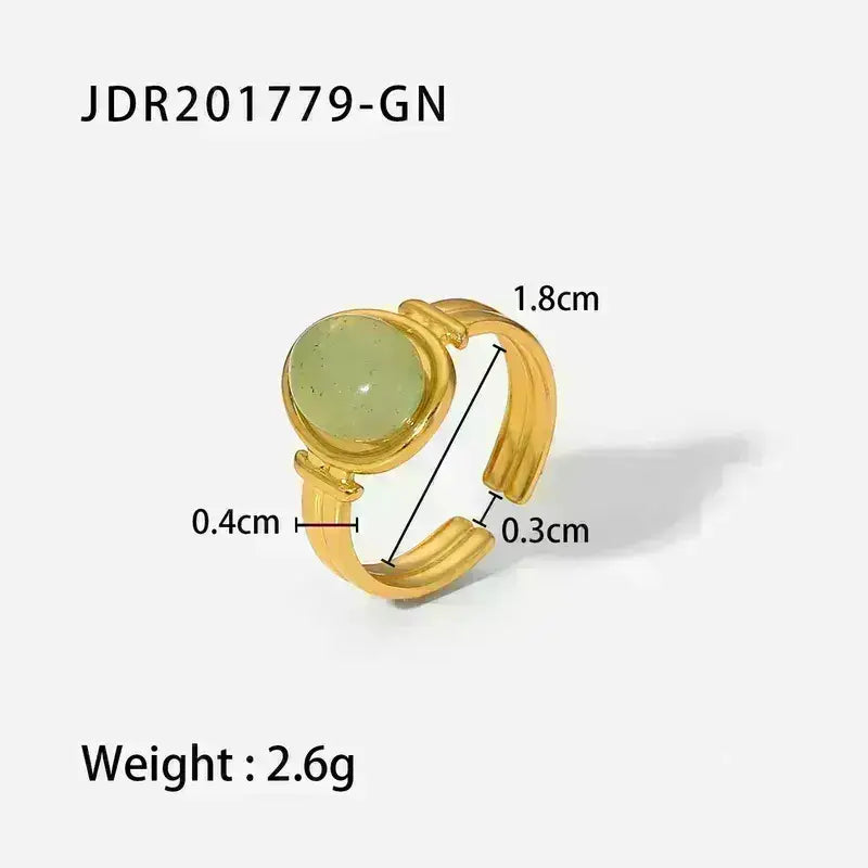 Stainless Steel Rings Gold Plated