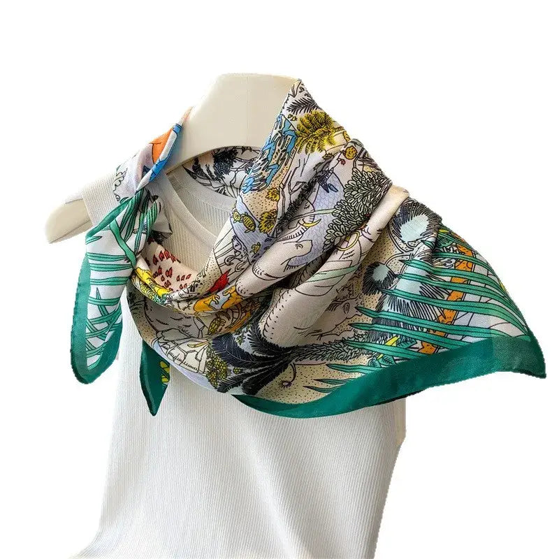 Animal Print Silky Scarf – 3 Colors