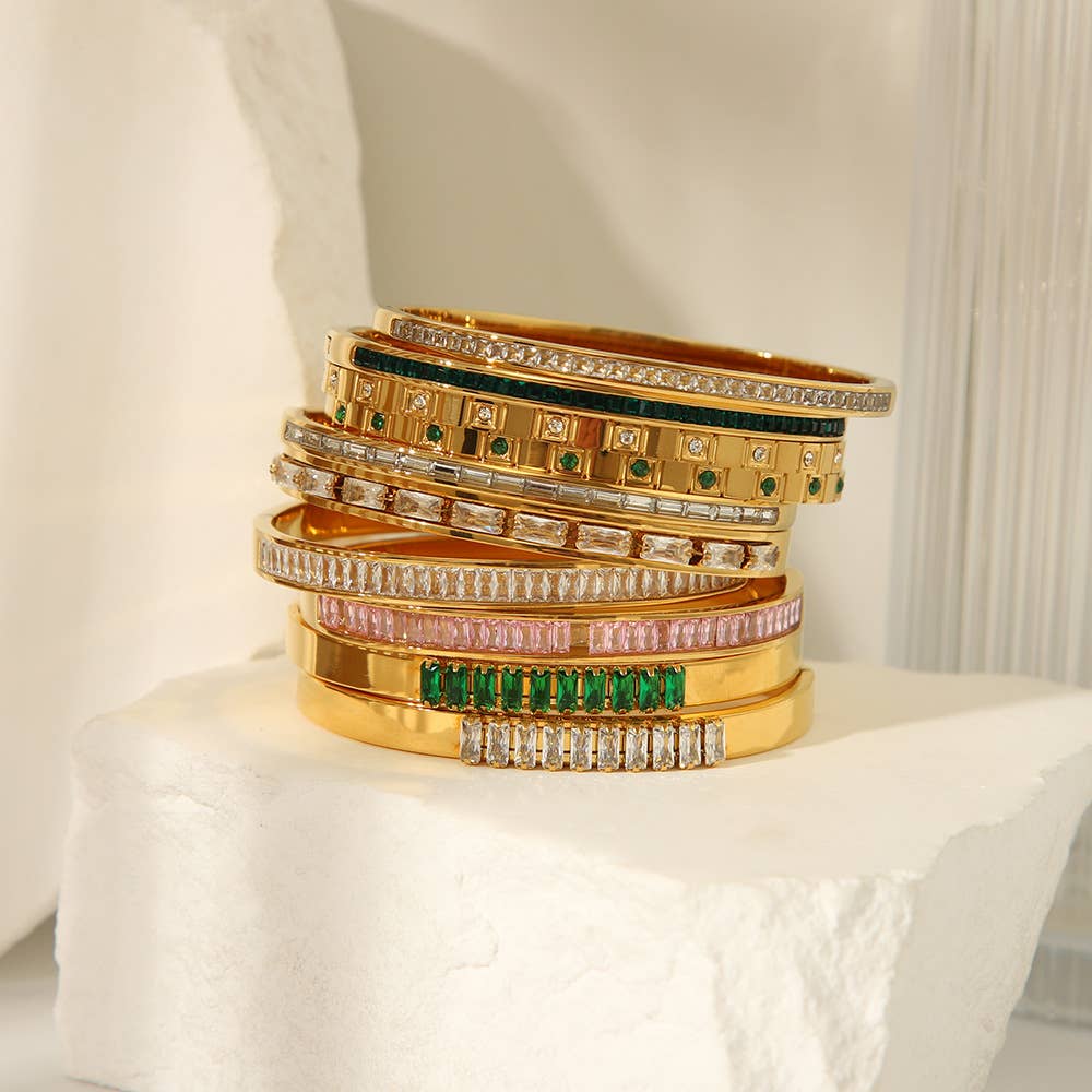 Gold Plated Bangle Bracelets