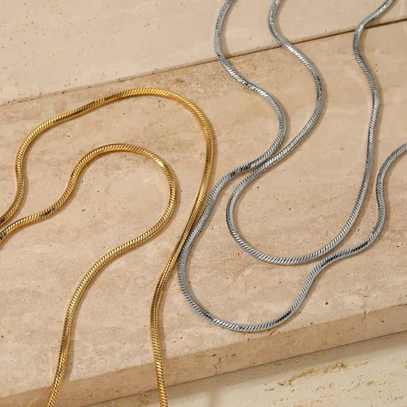 Layering Necklace in Gold or Silver