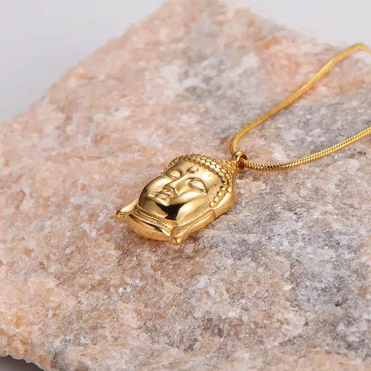 Buddha Pendant Gold Necklace Jewelry