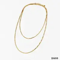 Layering Necklace in Gold or Silver