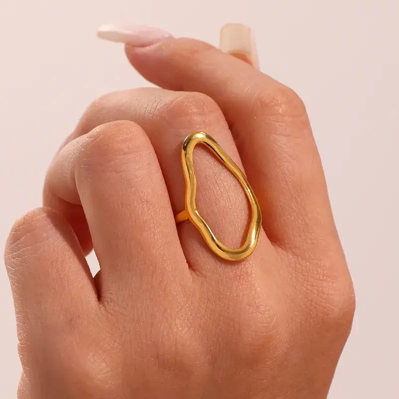 Geometric Boho Ring Jewelry in Silver or Gold