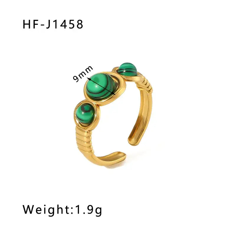 18K Plated Stainless Steel Rings in a Variety of Styles