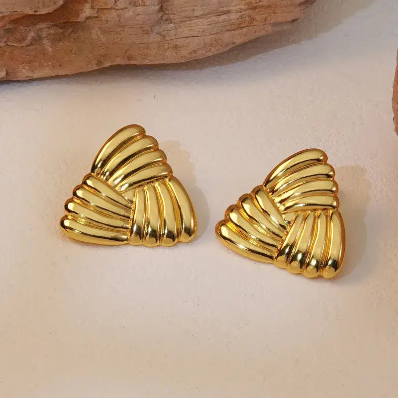 Geometric Earrings Stainless Steel Jewelry