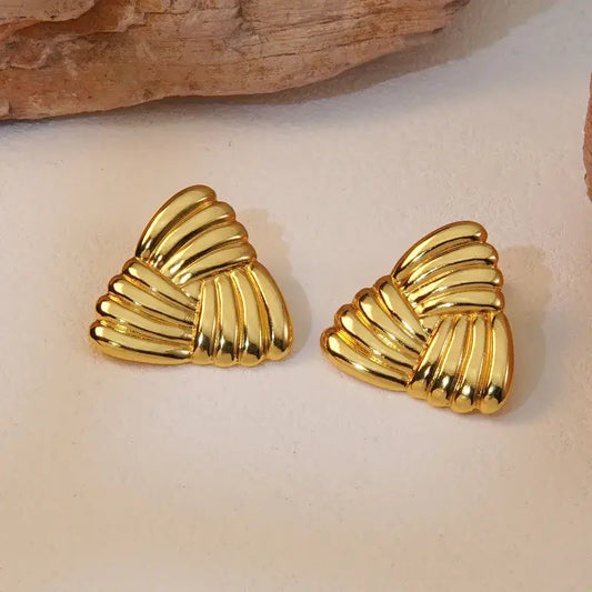 Geometric Earrings Stainless Steel Jewelry