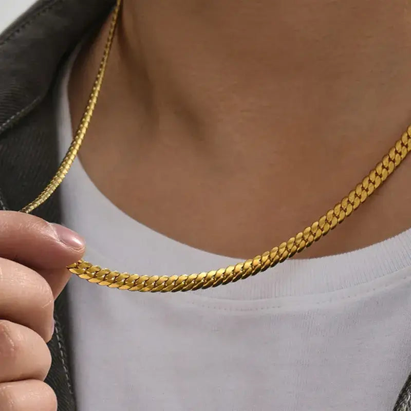 Mens Gold Chain Necklace