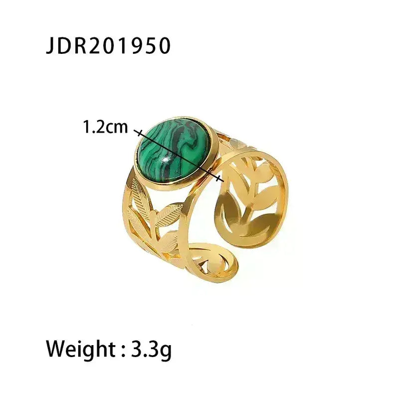 Stainless Steel Rings Gold Plated