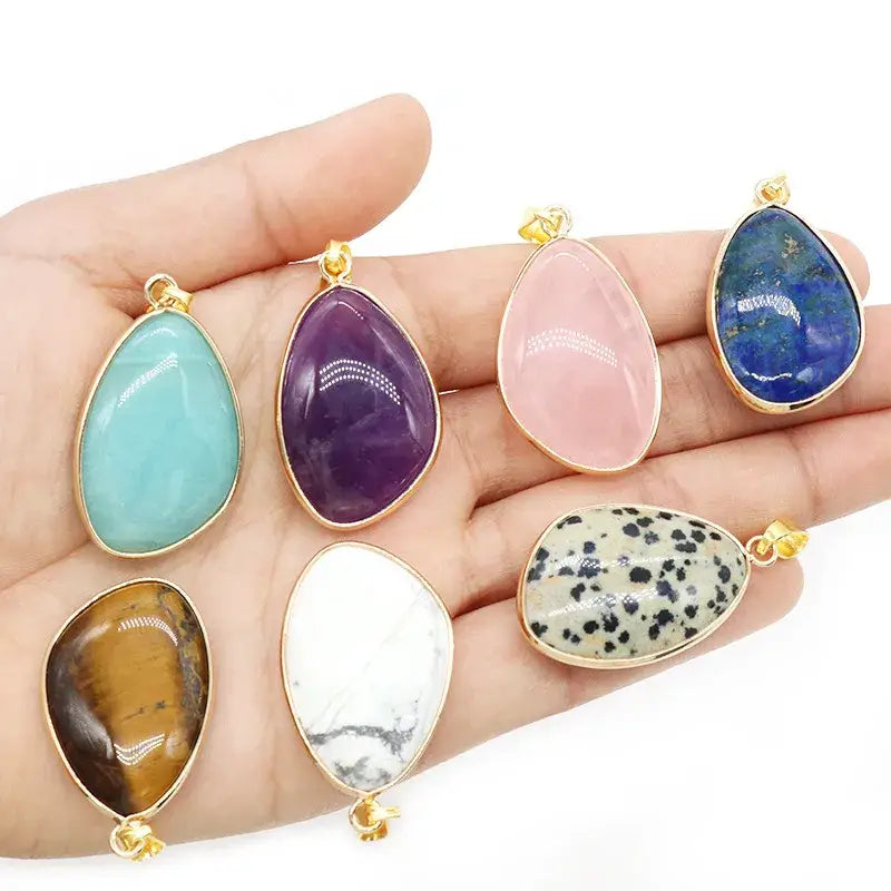 Natural Stone Large Pendant