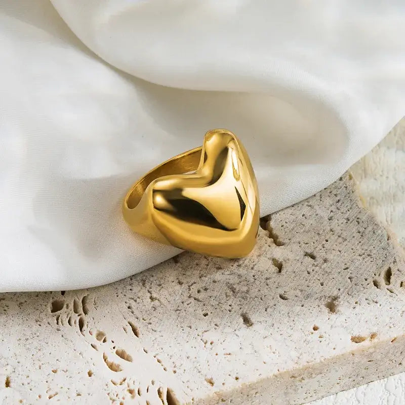 Chunky Gold Ring Jewelry