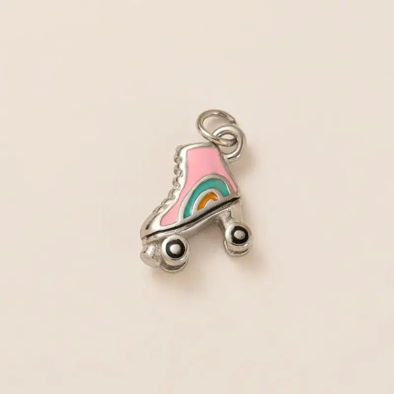 Rollerskate Charm for Charm Bar Charm Necklace Roller Skate