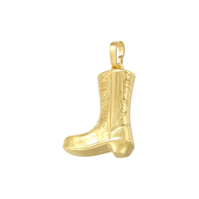 Cowboy Boot Pendant Charm for Charm Necklace
