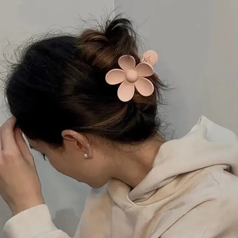 Colorful Flower Hair Claw Clip for Women
