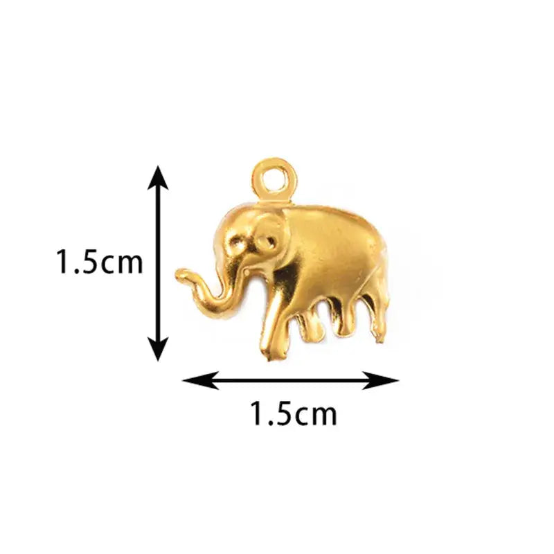 Pack of 50 Stainless Steel Charms