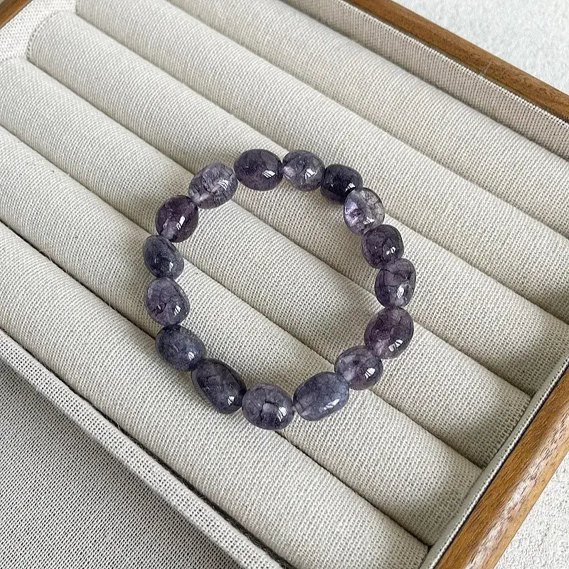 Natural Stone Beaded Elastic Stretch Bracelet