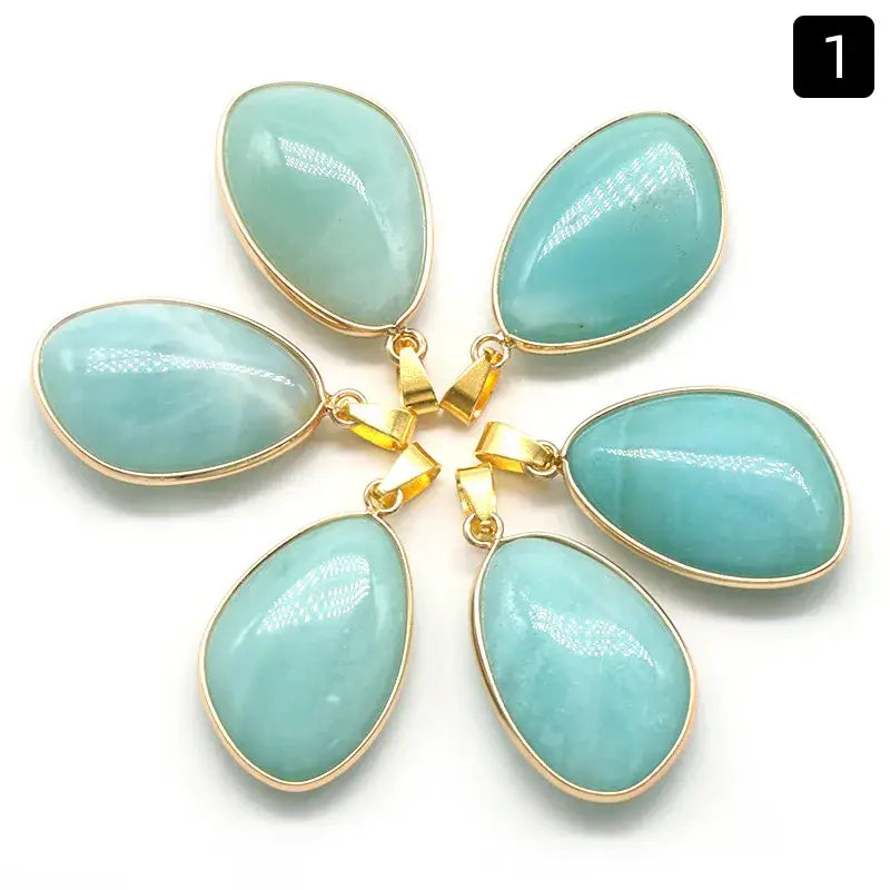 Natural Stone Large Pendant
