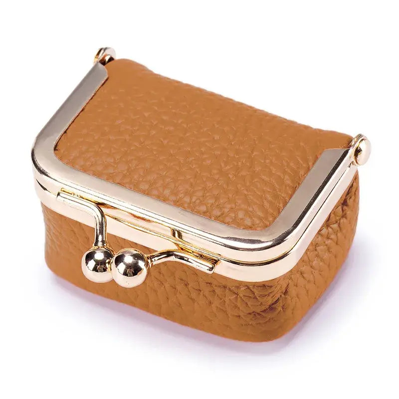 Mini Leather Coin or Jewelry Purse – Multiple Colors