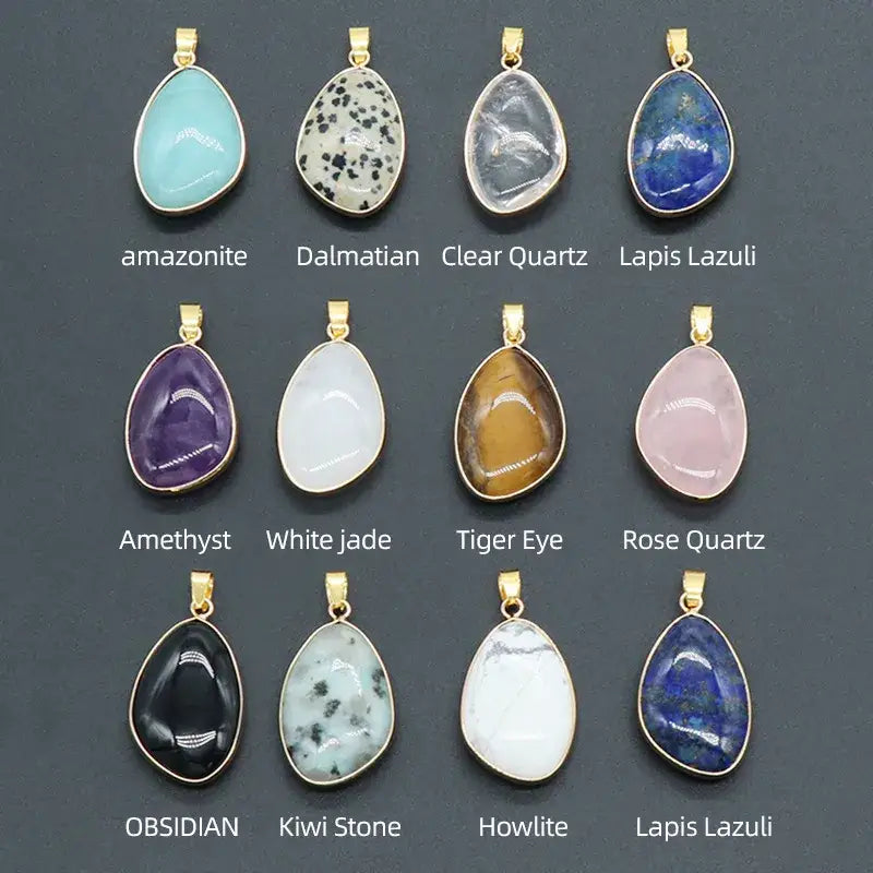 Natural Stone Large Pendant