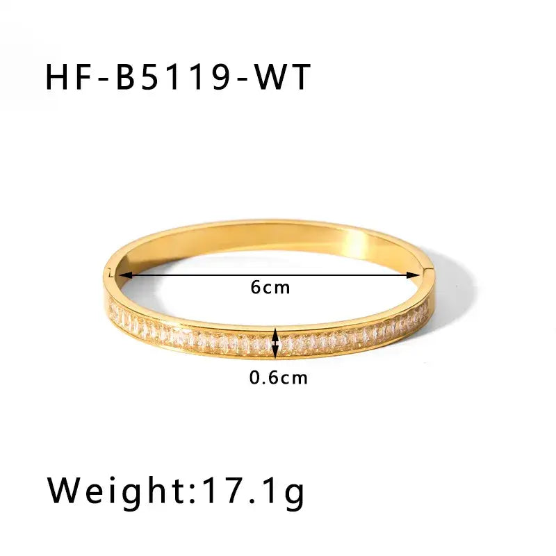 Gold Plated Bangle Bracelets