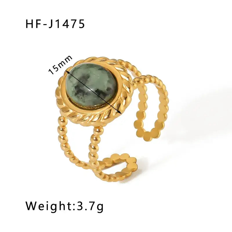 18K Plated Stainless Steel Rings in a Variety of Styles