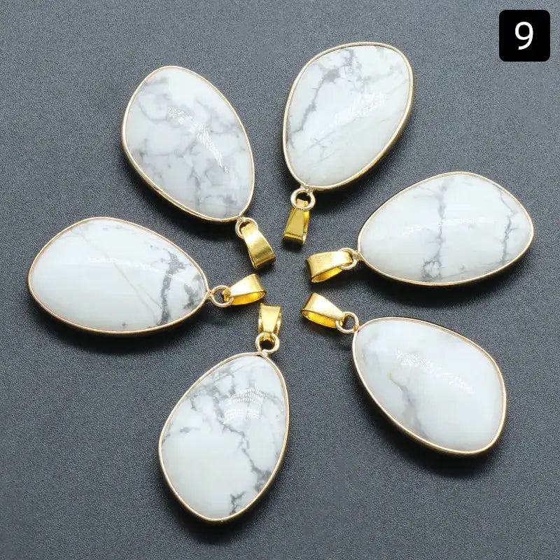 Natural Stone Large Pendant