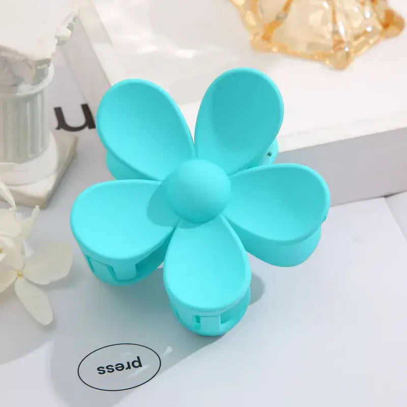 Colorful Flower Hair Claw Clip for Women