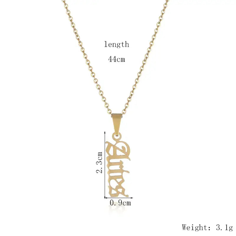Constellation Pendant Necklace Jewelry in Stainless Steel